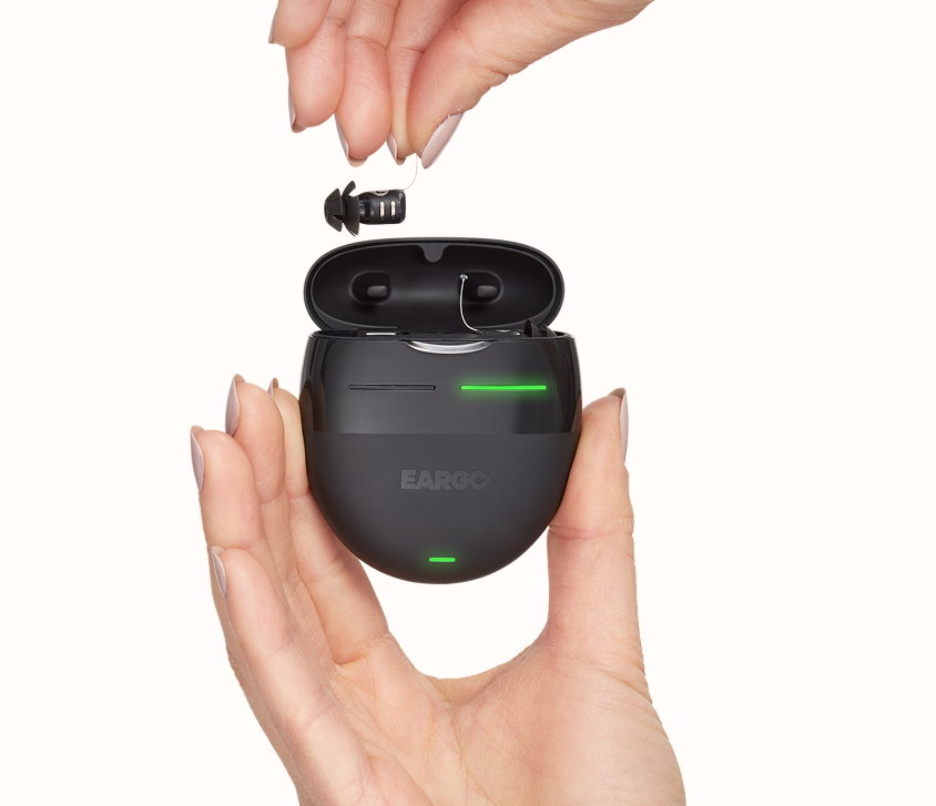 Eargo 8 hearing aid case