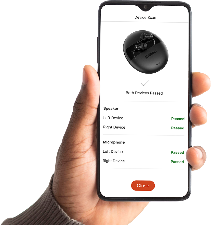 The Eargo app