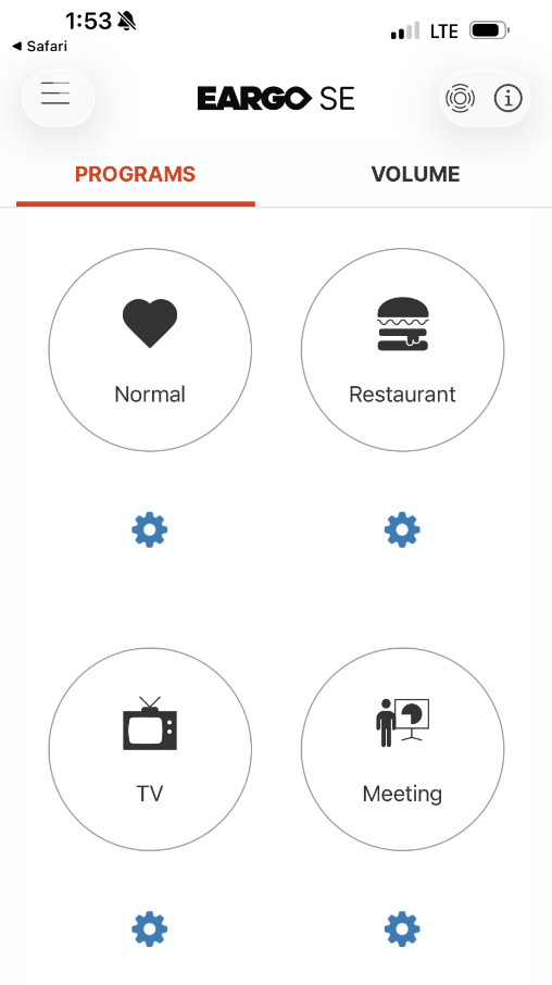 Eargo SE app