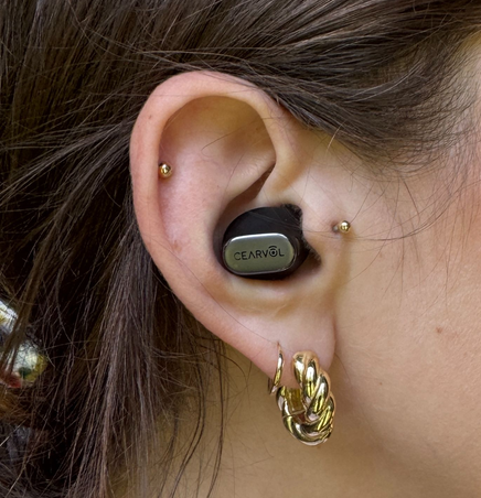 Cearvol hearing aids in ear