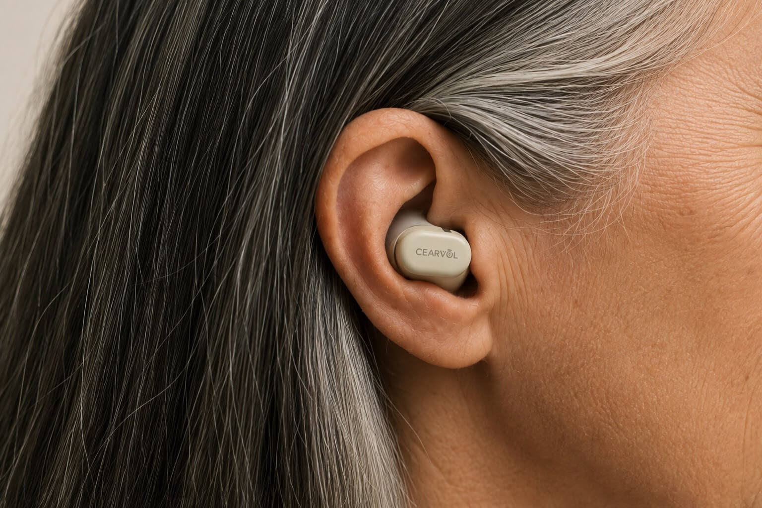 Cearvol hearing aids in ear